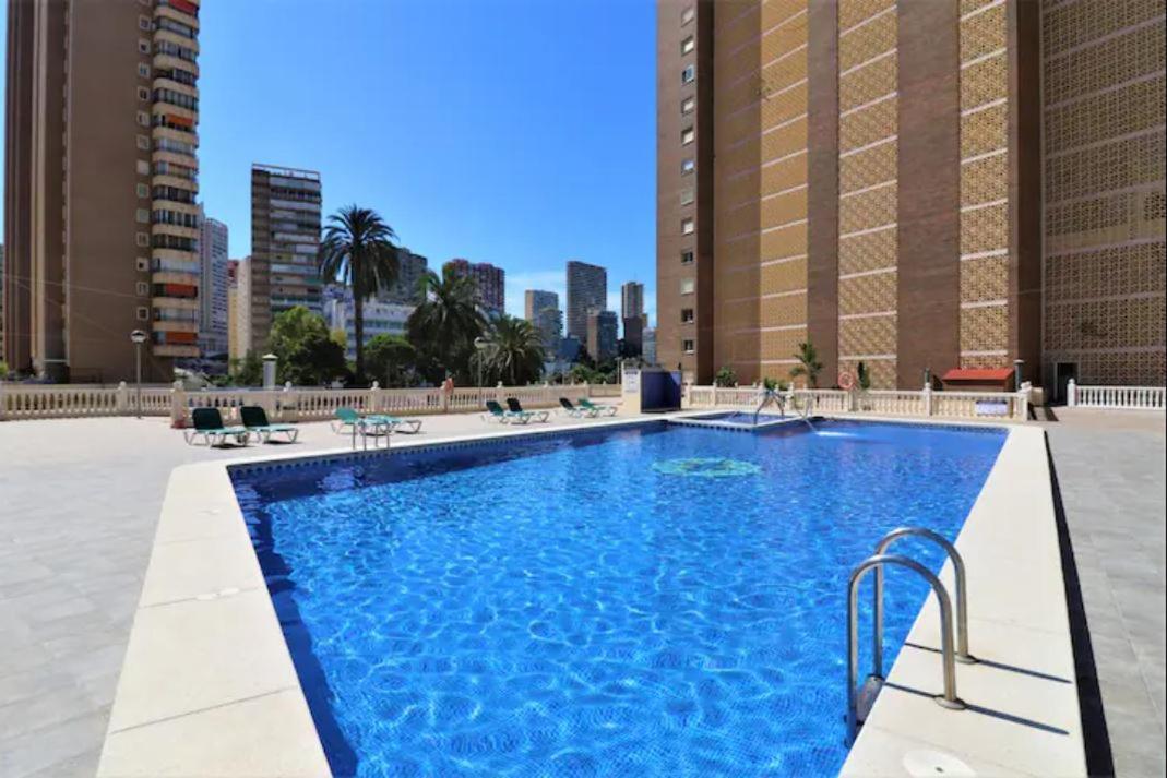 Precioso Apartamento A Estrenar En Primera Linea De Playa Benidorm Esterno foto